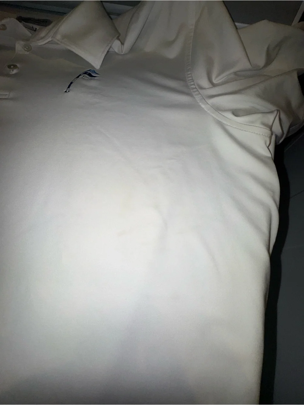 Peter Millar Men's Polo Bundle - White and Light Blue Striped - Picture 15 of 15